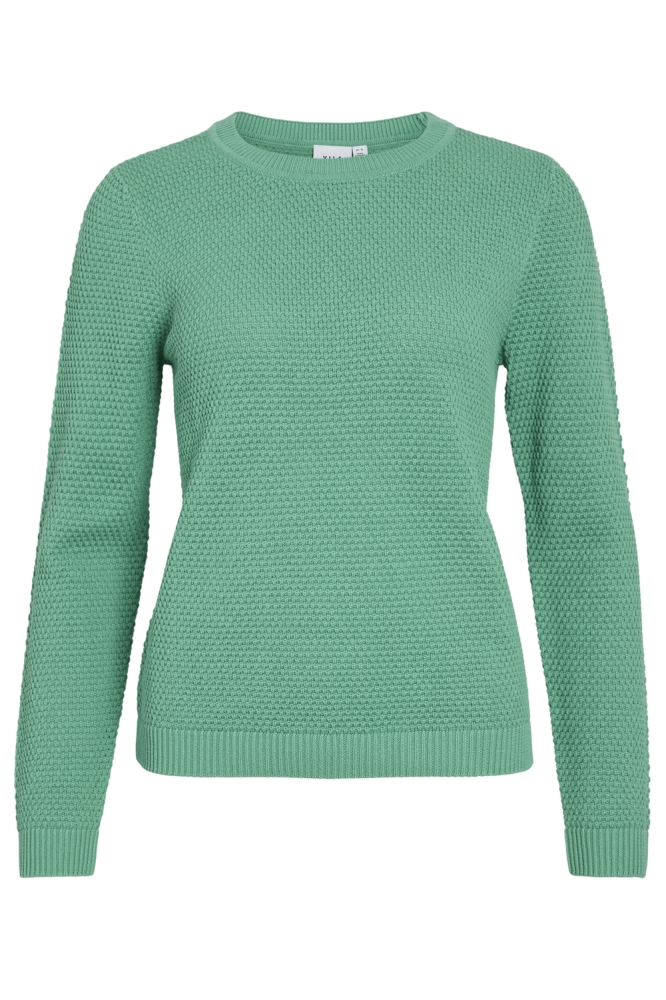 VIDALO O-NECK L/S KNIT TOP- NOOS 14082767 Winter Green